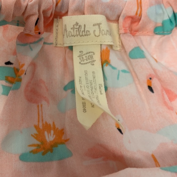 EUC Matilda Jane Ruffle Flamingo Romper - Picture 5 of 5